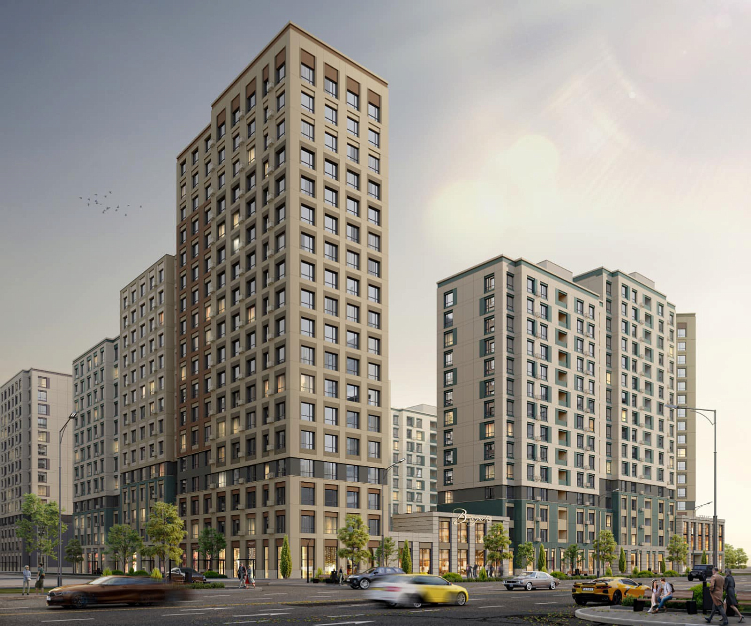 Жилой комплекс «Dauletti Qalashyq» от застройщика GBG стал обладателем золотого сертифката OMIR